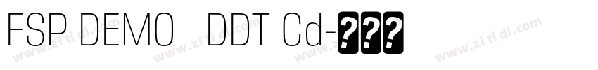 FSP DEMO   DDT Cd字体转换